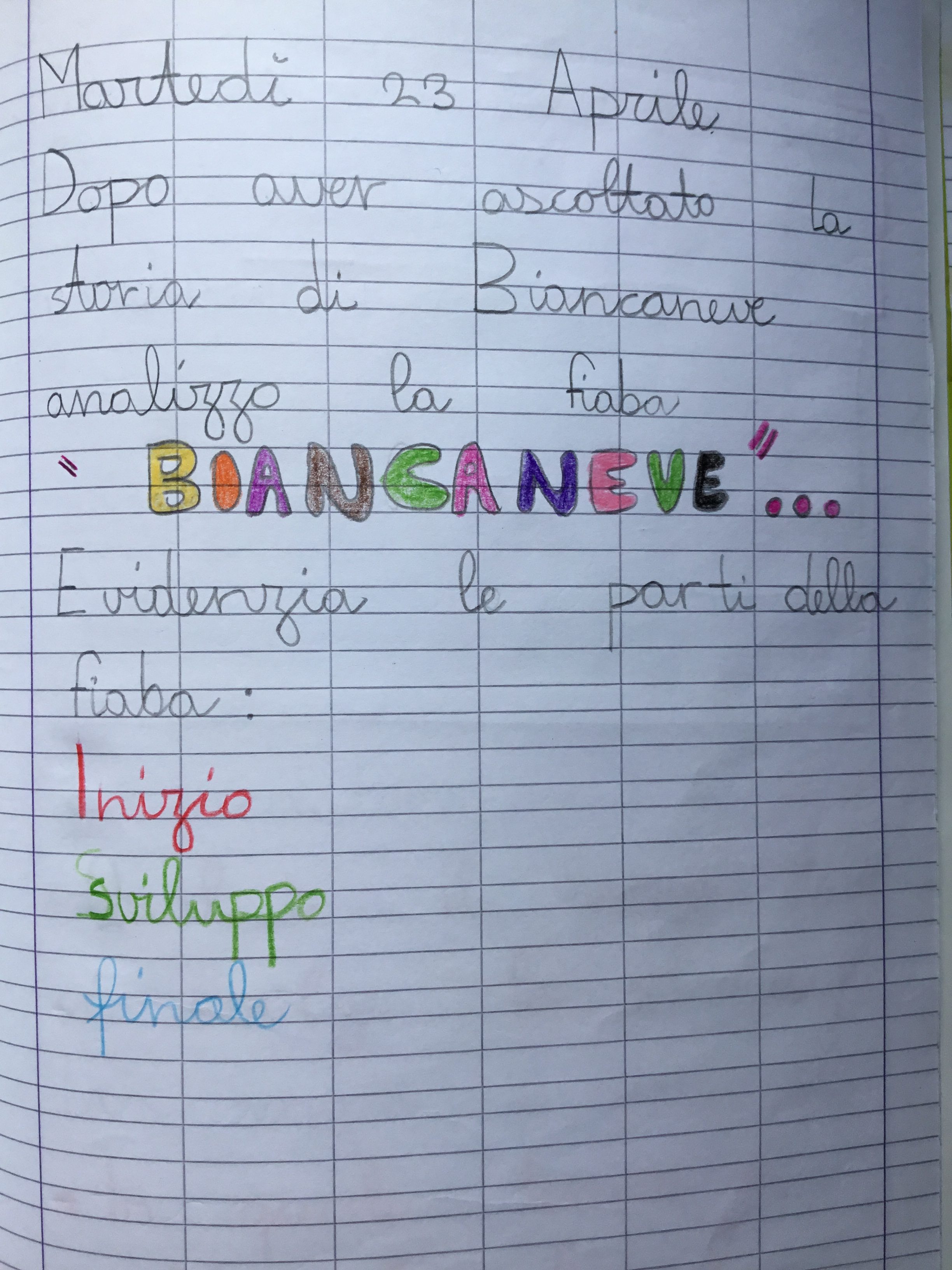 Quaderno Di Italiano Classe 2 La Fiaba Blog Di Maestra Mile