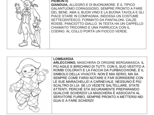 MASCHERE ITALIANE